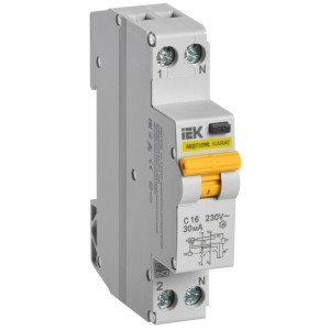 Выключатель автоматический дифференциального тока C 16А 30мА тип A АВДТ32ML KARAT MVD12-1-016-C-030-A