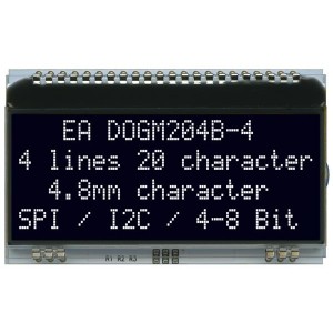 EA DOGM204S-A, Модули сивольных ЖК-дисплеев и комплектующие