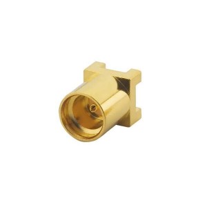 PCB.MMCXFSTJ.SMT.HT, РЧ соединители / Коаксиальные соединители MMCX Straight PCB Mount, Jack, Gold, 50O, Surface Mount