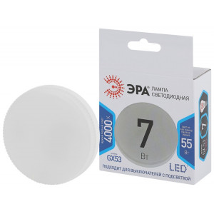 Лампочка светодиодная STD LED GX-7W-840-GX53 GX53 7Вт таблетка нейтральный белый свет Б0017232