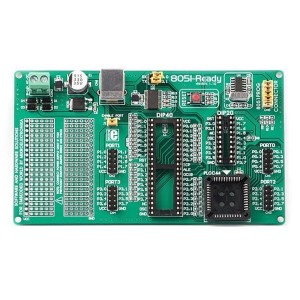 MIKROE-257, Макетные платы и комплекты - 8051 8051 READY PROTOTYPE BOARD