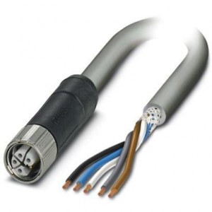 1414791, Кабели для датчиков / Кабели для приводов 5POS Power Cable Gray 3m