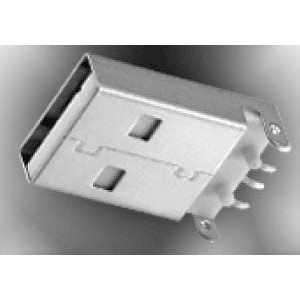 KUSBX-SMT2AP1S-B, USB-коннекторы A TYPE SMT BLK PLUG .9mm POSTS SHIELDED