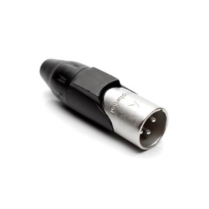 AX3M0M, Разъемы XLR 3P PIN M PLUG BLACK MARK SLEEVE