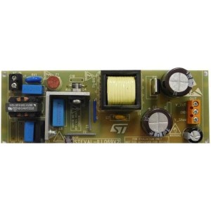 STEVAL-ILL069V2, Средства разработки схем светодиодного освещения  35 W wide input range flyback converter using HVLED001A quasi resonant flyback controller and STF10LN80K5