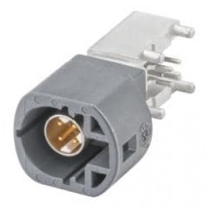D4S2UL-40MA5-G, РЧ соединители / Коаксиальные соединители Right Angle Plug PCB w/Housing T&R Grey
