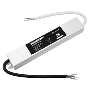 Источник питания AC 110-250V/DC 12V 2А 24W с проводами влагозащищенный (IP67) 200-024-2