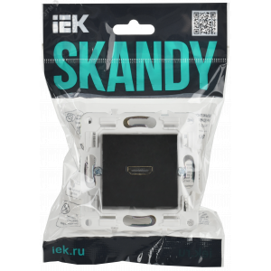 SKANDY Розетка HDMI SK-H01Bl черный IEK SK-H10-K02