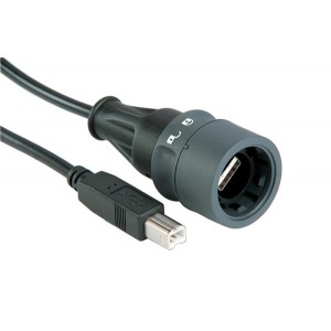 PXP6040/A/3M00, Стандартный цилиндрический соединитель USB cable assembly A to B 3M00