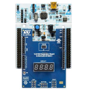 P-NUCLEO-6180A1, Инструменты разработки многофункционального датчика VL6180 Nucleo pack - NEW - Includes VL6180 Expansion board and STM32F401RE Nucleo