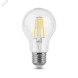 Лампа светодиодная филаментная Black Filament 10Вт A60 грушевидная 2700К тепл. бел. E27 930лм 102802110