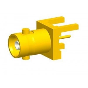 034-1021, РЧ соединители / Коаксиальные соединители HD-BNC Edge Launch Jack .062 Board