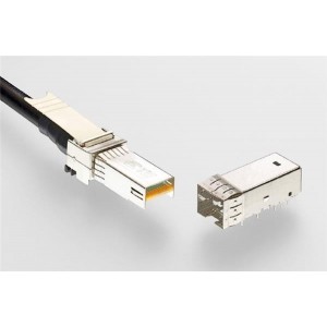 2142969-4, Кабели Ethernet / Сетевые кабели MICRO SFP+ - MICRO SFP+, 3M, 26AWG
