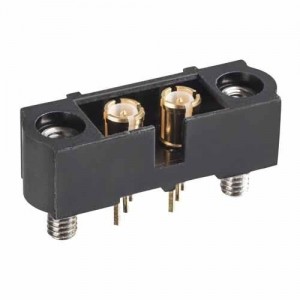 M80-MV311M2-02, Power to the Board MALE VERT 3.0 COAX 2 POS 6 GHz 50 Ohm