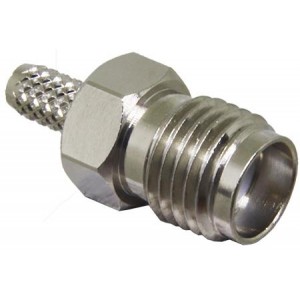 CONSMA011, РЧ соединители / Коаксиальные соединители SMA Female Cable End Crimp RG-174 Cable