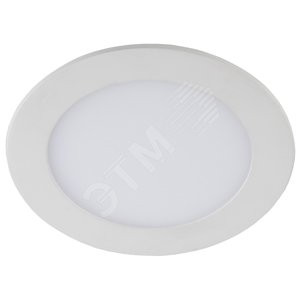 LED 1-9-4K Светильник светодиодный круглый LED 9W 220V 4000K (30/840) Б0017487