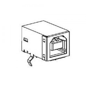 67068-8100, USB-коннекторы USB B TYPE CONN.KINK KINK TYPE BOARD LOCK