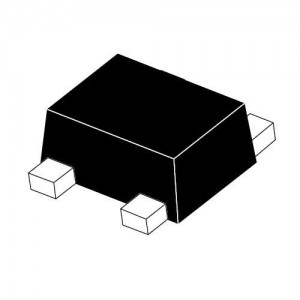 NSVF4017SG4T1G, РЧ биполярные транзисторы BIP NPN 100MA 12V FT=10G