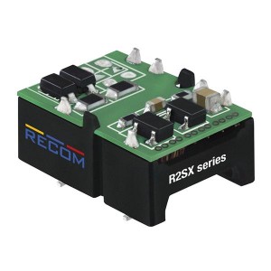 R2SX-2415-R, Преобразователи постоянного тока в постоянный с изоляцией 2W 24Vin 15Vout 133mA