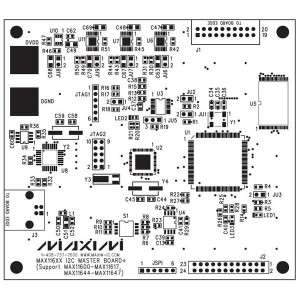 MAX11612EVSYS+, Средства разработки интегральных схем (ИС) преобразования данных Eval Kit/System for MAX11612 (Low-Power, 4-/8-/12-Channel, IA?C, 12-BitADCs in Ultra-Small Packages)