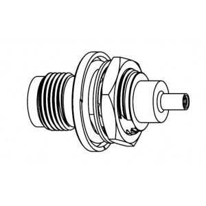 031-6219, РЧ соединители / Коаксиальные соединители FEMALE BULKHEAD U.FL FRONT MOUNT