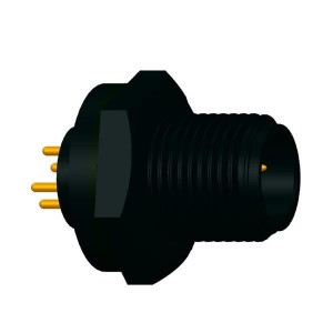 AU-04PMMP-SC7001, Кабели для датчиков / Кабели для приводов MINI PANEL SCREW 4PIN M CONN M PIN