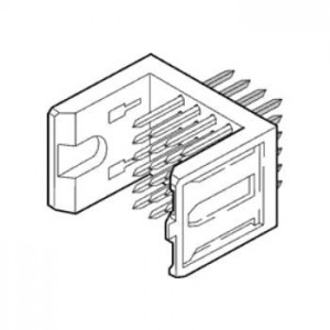 88953-161LF, Высокоскоростные/модульные разъемы 4ROW STRT SIGNAL HDR SOLDER TO BOARD