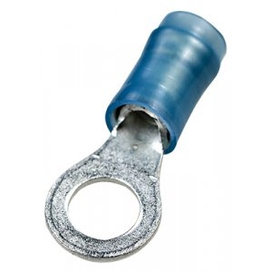 130094-0, Кабельный наконечник кольцевой изолир.М5 (синий) на провод 1-2,5мм2
