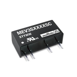 MEV3S0512SC, Преобразователи постоянного тока в постоянный с изоляцией 3W 5V to 12V 250mA 3kVDC isolation