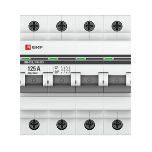 Выключатель нагрузки 4P 125А ВН-125 PROxima SL125-4-125-pro