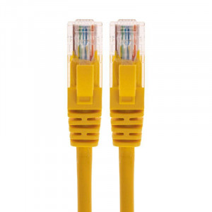 Патч-корд U/UTP CAT 6 RJ45-RJ45 26AWG LSZH желт. 1.5м 02-0295-105