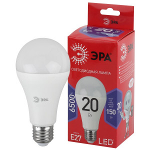 Лампа светодиодная RED LINE LED A65-20W-865-E27 R 20Вт A65 груша 6500К холод. бел. E27 Б0045326