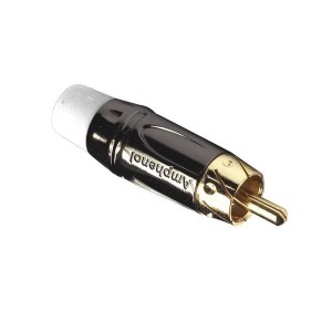 ACPL-CWH, Соединители RCA  RCA PLG BLK Chromate White Flex Grommet