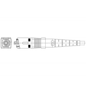 106032-0060, Волоконно-оптические соединители CONN SC TUNABLE 3mm 3mm BEIGE (MMPC+ZR)