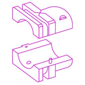 970-RACIR020, Инструменты и аппаратное оборудование D-Sub  Compression Inserts Metalized Plastic