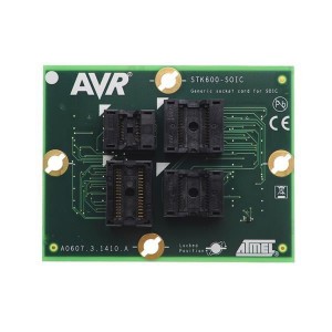 ATSTK600-SC11, Панели и адаптеры STK600 SOCKETCARD SOIC14/20/24/32 WIDE