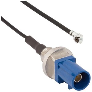 095-820-109-15C, Соединения РЧ-кабелей FKRA(M)-AMC(M)1.37MM 5.91 Str Blkhd Plug