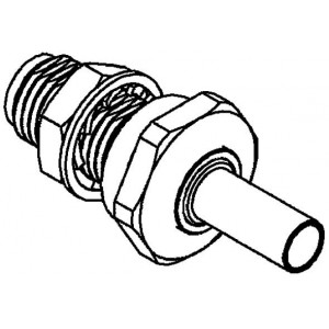 R125320020, РЧ соединители / Коаксиальные соединители SMA/STR BLKHD JK PNL CRMP CBL2.6/50 D