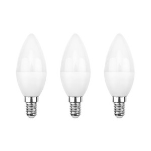 Лампа светодиодная Свеча CN 9.5 Вт E14 903 Лм 6500 K холодный свет (3 шт./уп.) 604-203-3