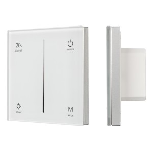 Панель SMART-P36-DIM-IN White (230V, 1.2A, TRIAC, Sens, 2.4G) (Arlight, IP20 Пластик, 5 лет)