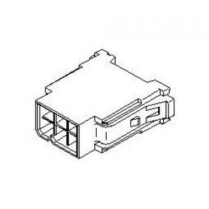 51192-0600, Сверхмощные разъемы питания POWER CONN HSG POWER CONN HSG