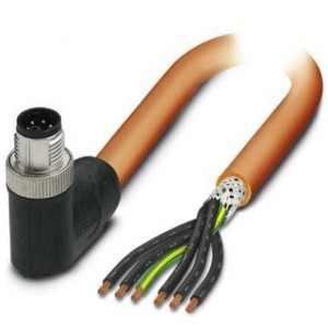 1414935, Кабели для датчиков / Кабели для приводов 6POS Power Cable Orange 1.5m