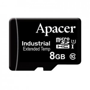 AP-MSD08GIE-AAT, Карты памяти Industrial MicroSD SLC 8GB E-Temp