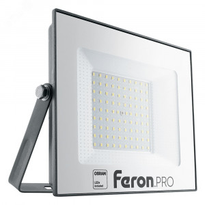 Прожектор светодиодный ДО-100w 6400К 10000Лм IP65 черный Feron.PRO 41541