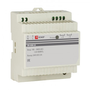 Блок питания 24В DR-45W-24 dr-45w-24