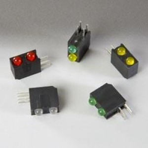 H201CBC, Светодиодные индикаторы для печатного монтажа LED Assembly Right Angle