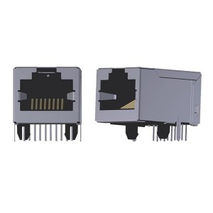 ARJM11D7-009-NN-EW2, Модульные соединители / соединители Ethernet RJ45 JACK W/MAG 100Base-T