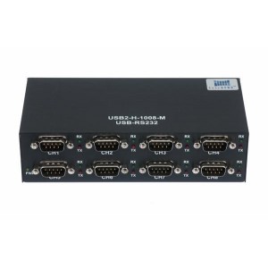 USB2-H-1008-M, Модули интерфейсов HI-SPD USB TO 8-PORT RS232 US 5V AC PLUG