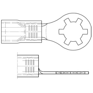 19077-0001, Клеммы STAR RING AVIKRIMP ( VIKRIMP (SRA-829-06)