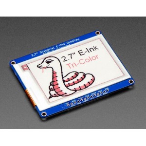 4098, Электронно-бумажные дисплеи (E-Paper) Adafruit 2.7 Tri-Color eInk / ePaper Display with SRAM - Red Black White